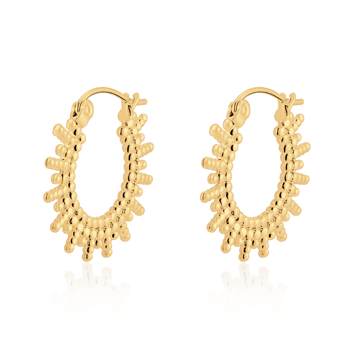 Pendientes Aros Soleados - LePetiteMarie