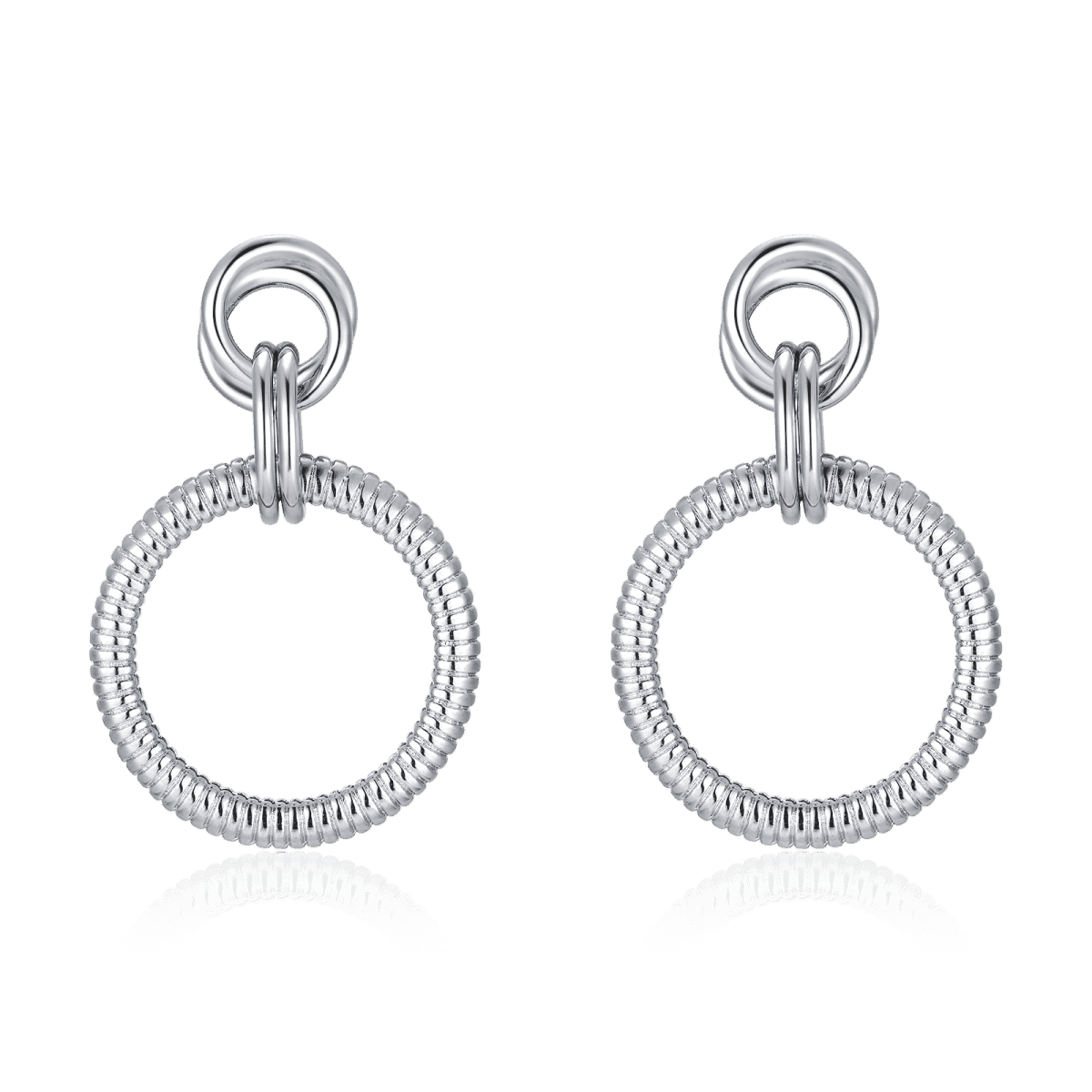 Pendientes Aros Texturizados - LePetiteMarie