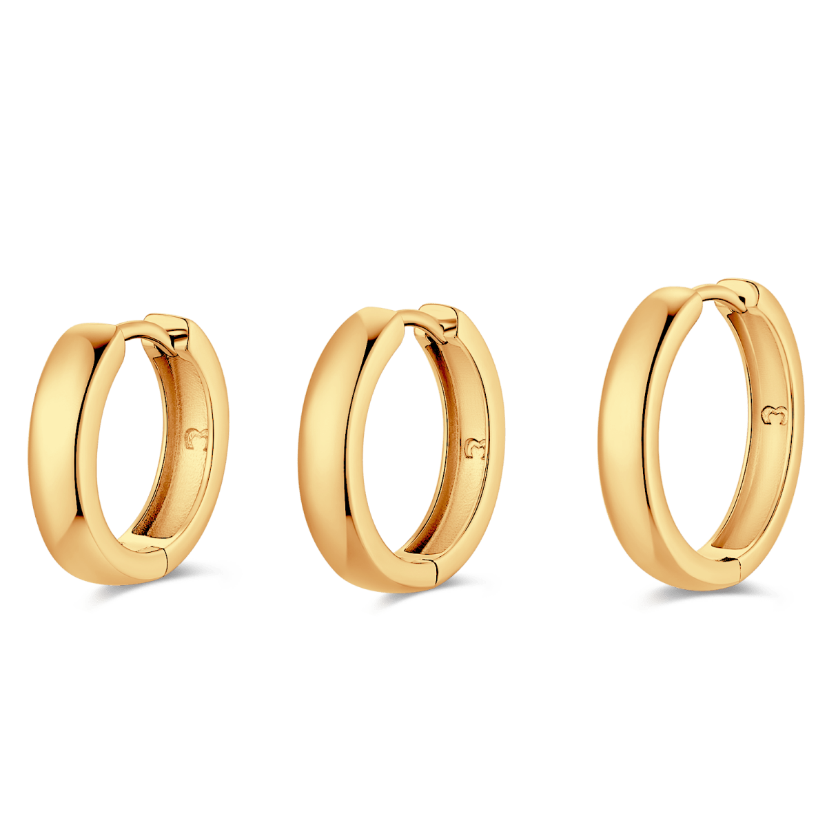 Pendientes Aros Tríada - LePetiteMarie