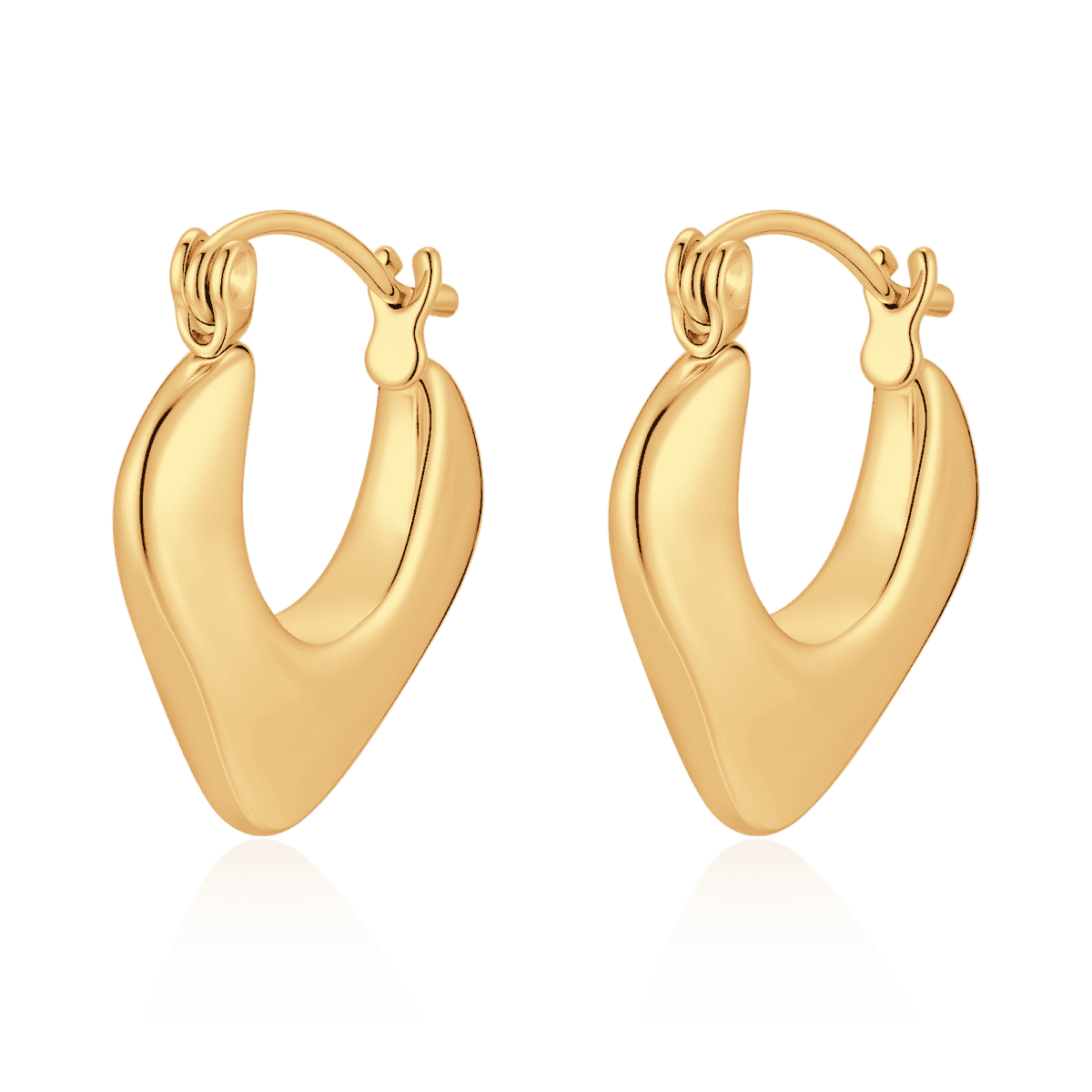 Pendientes Aros Triangulares - LePetiteMarie