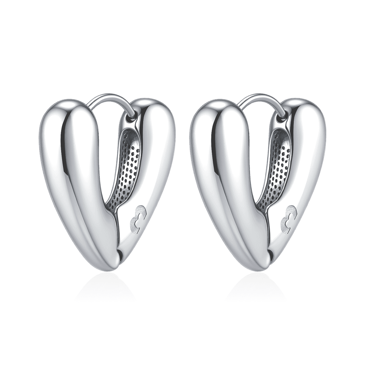 Pendientes Corazón Curvado - LePetiteMarie