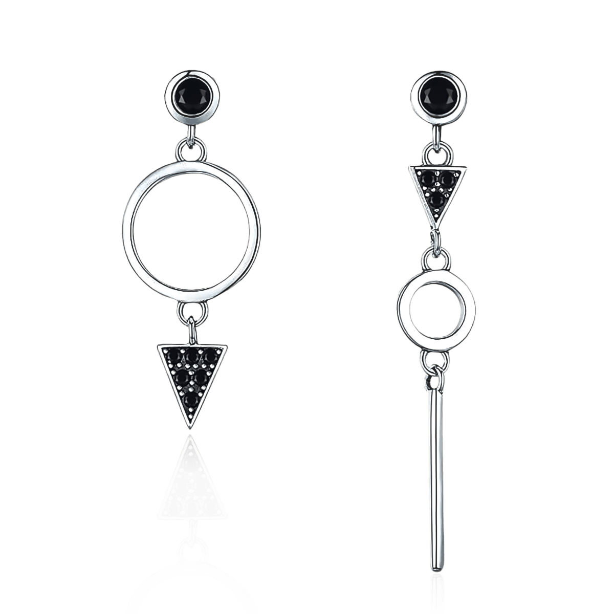 Pendientes Espinela Negra - LePetiteMarie