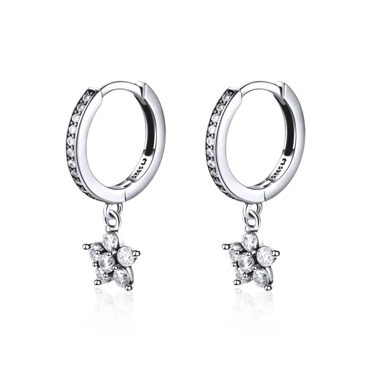 Pendientes Florecita Brillante - LePetiteMarie