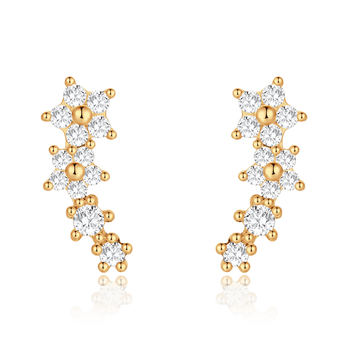 Pendientes Flores Blancas - LePetiteMarie