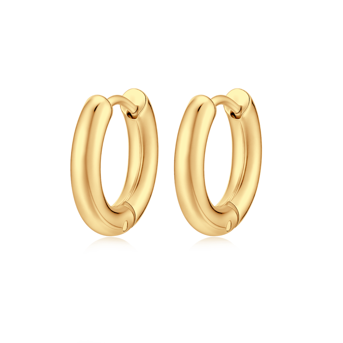 Pendientes Glorietas Acero - LePetiteMarie