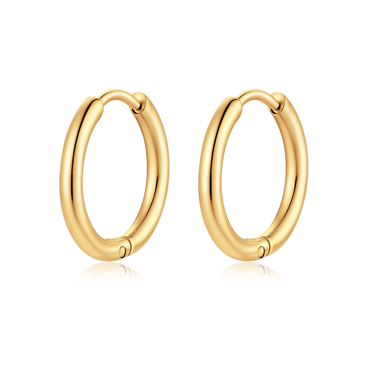 Pendientes Glorietas Acero - LePetiteMarie