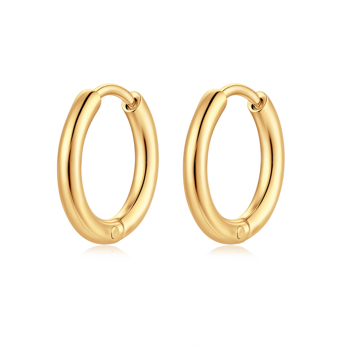 Pendientes Glorietas Acero - LePetiteMarie