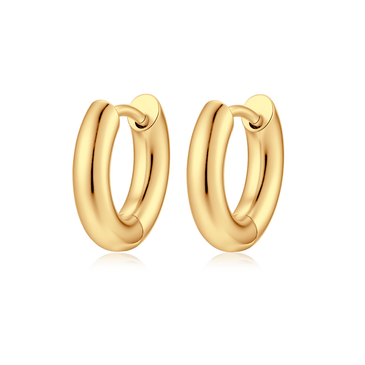 Pendientes Glorietas Acero - LePetiteMarie