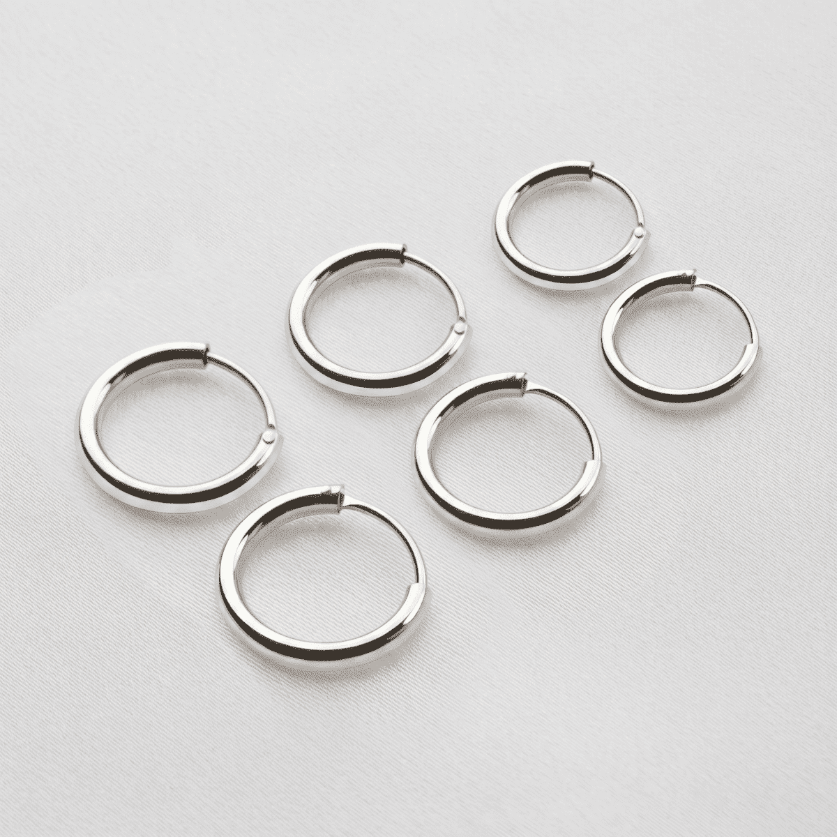 Pendientes Glorietas Plata - LePetiteMarie
