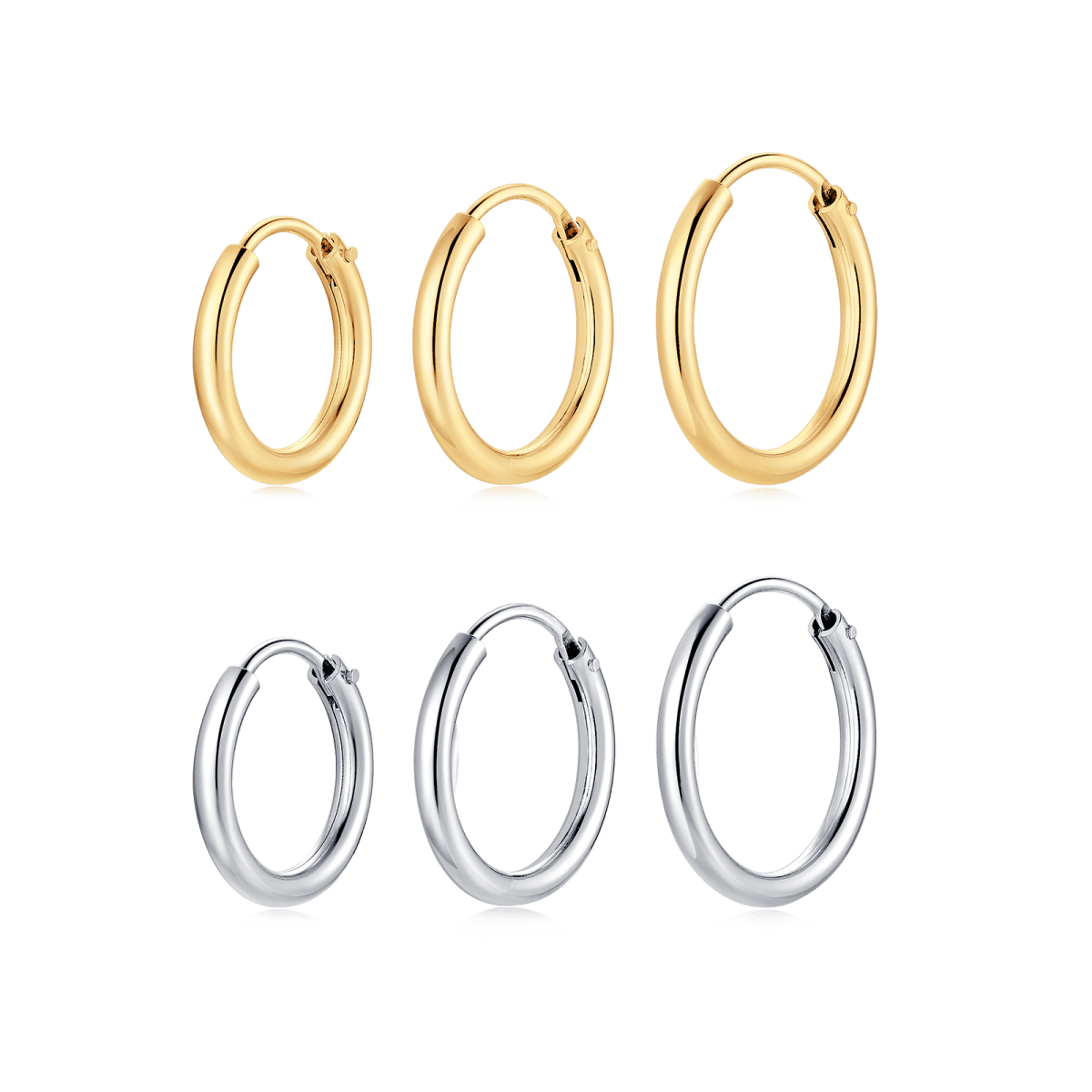 Pendientes Glorietas Plata - LePetiteMarie