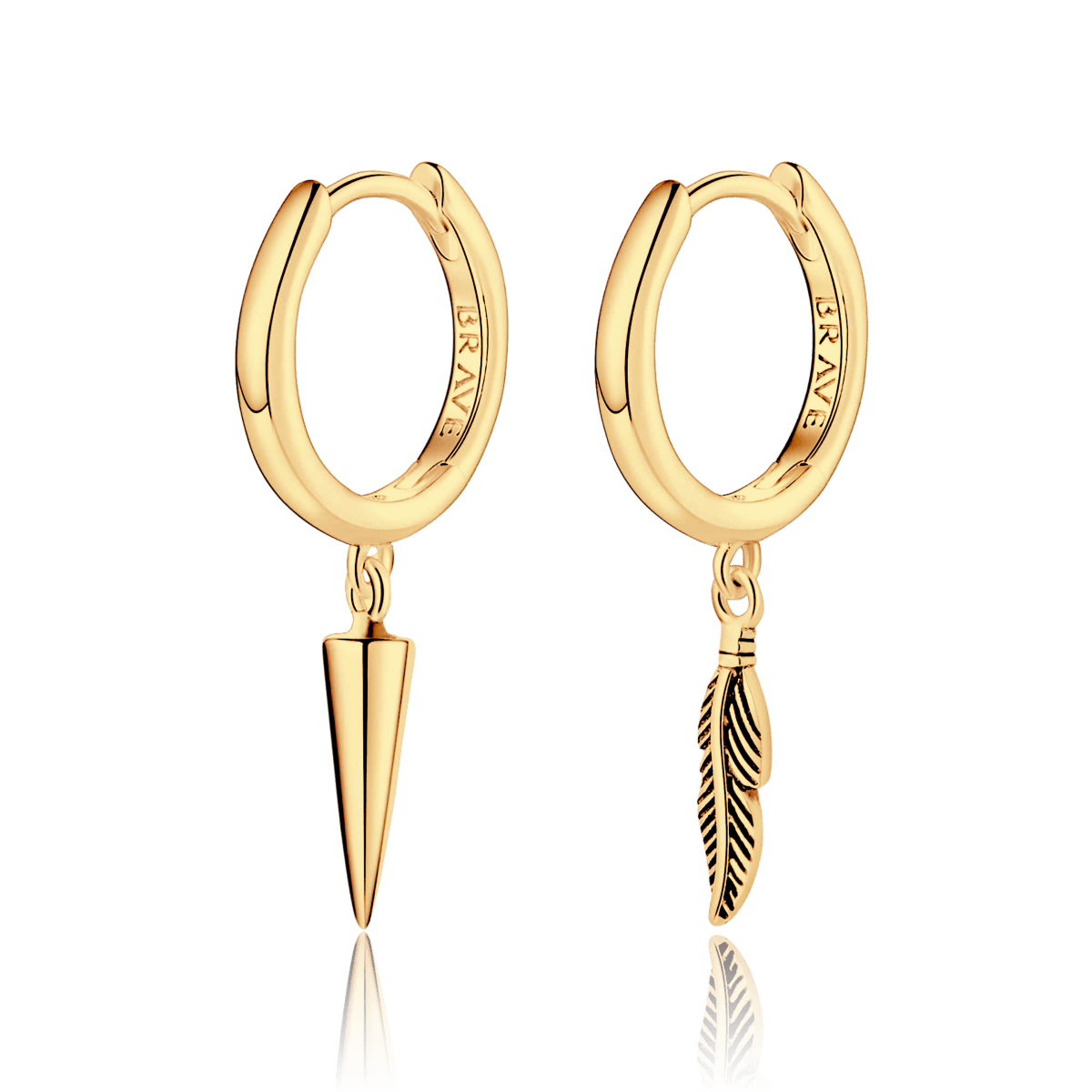 Pendientes Hombre BRAVE Erratic - LePetiteMarie