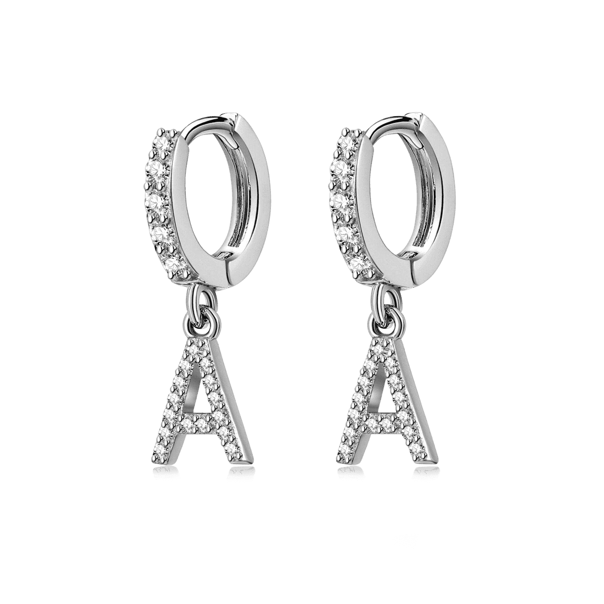 Pendientes Inicial Hoops - LePetiteMarie