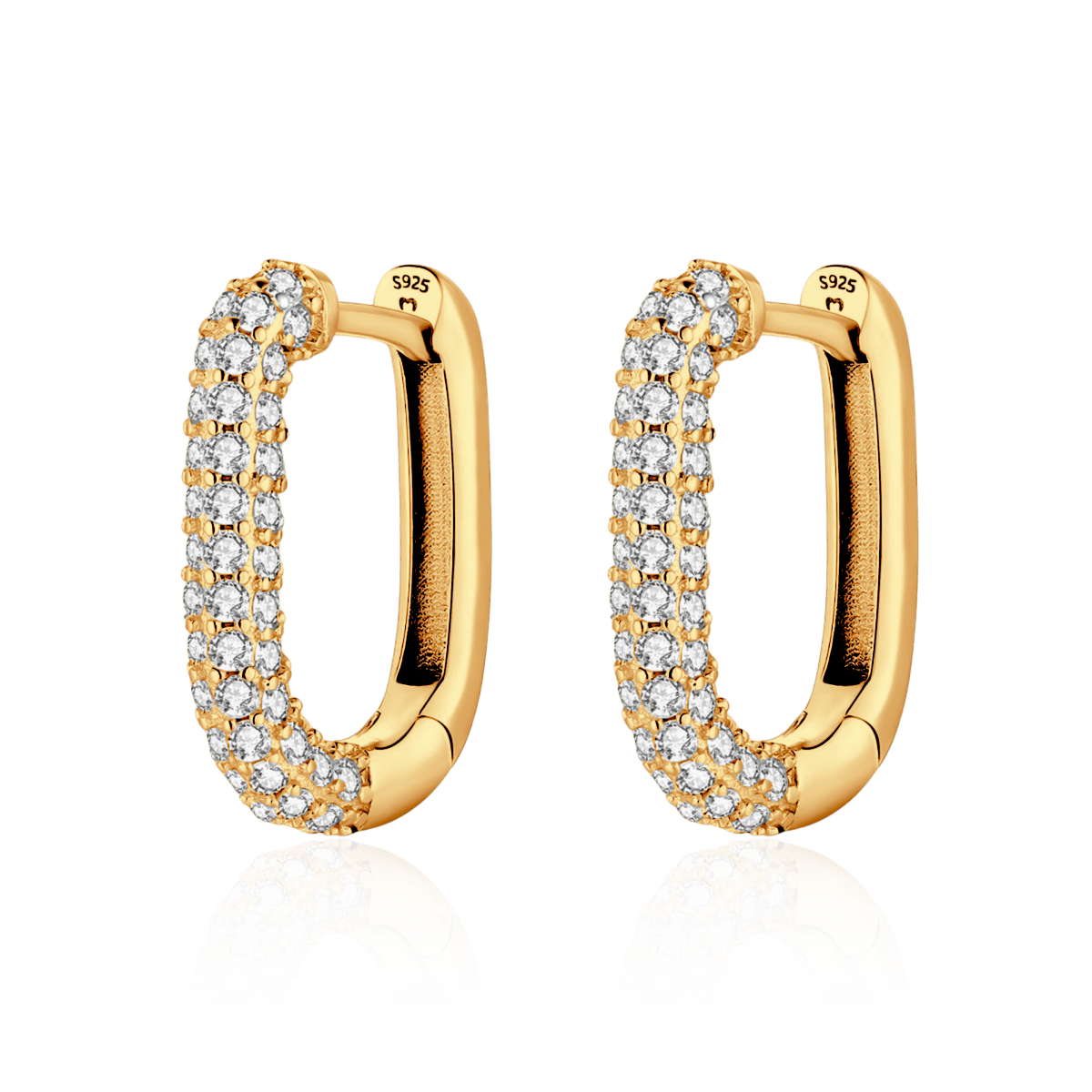 Pendientes Lateral Brillante - LePetiteMarie