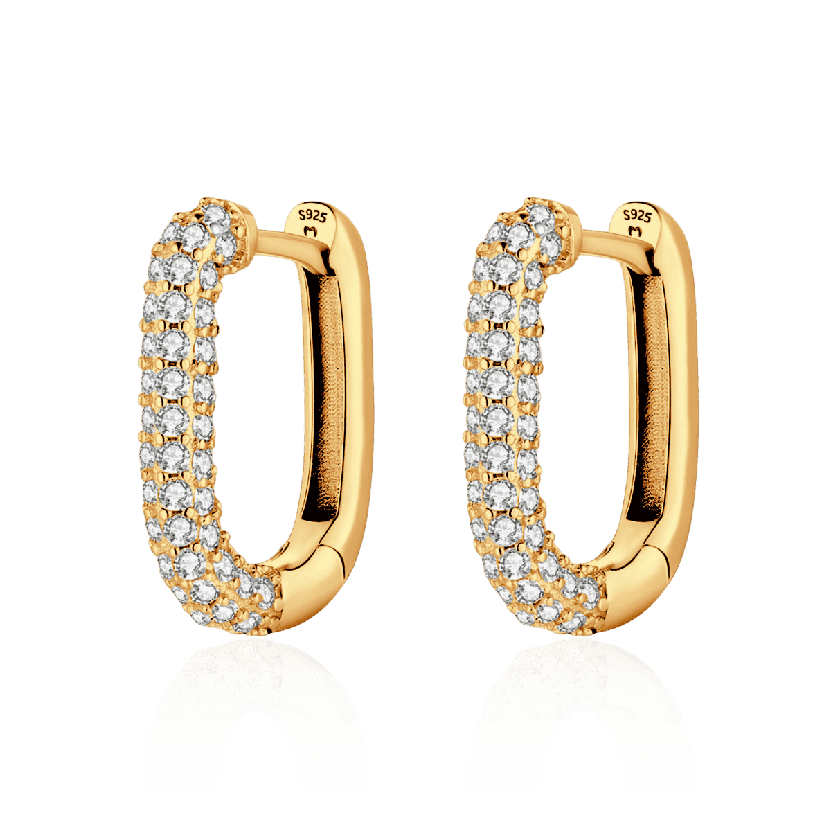 Pendientes Lateral Brillante - LePetiteMarie