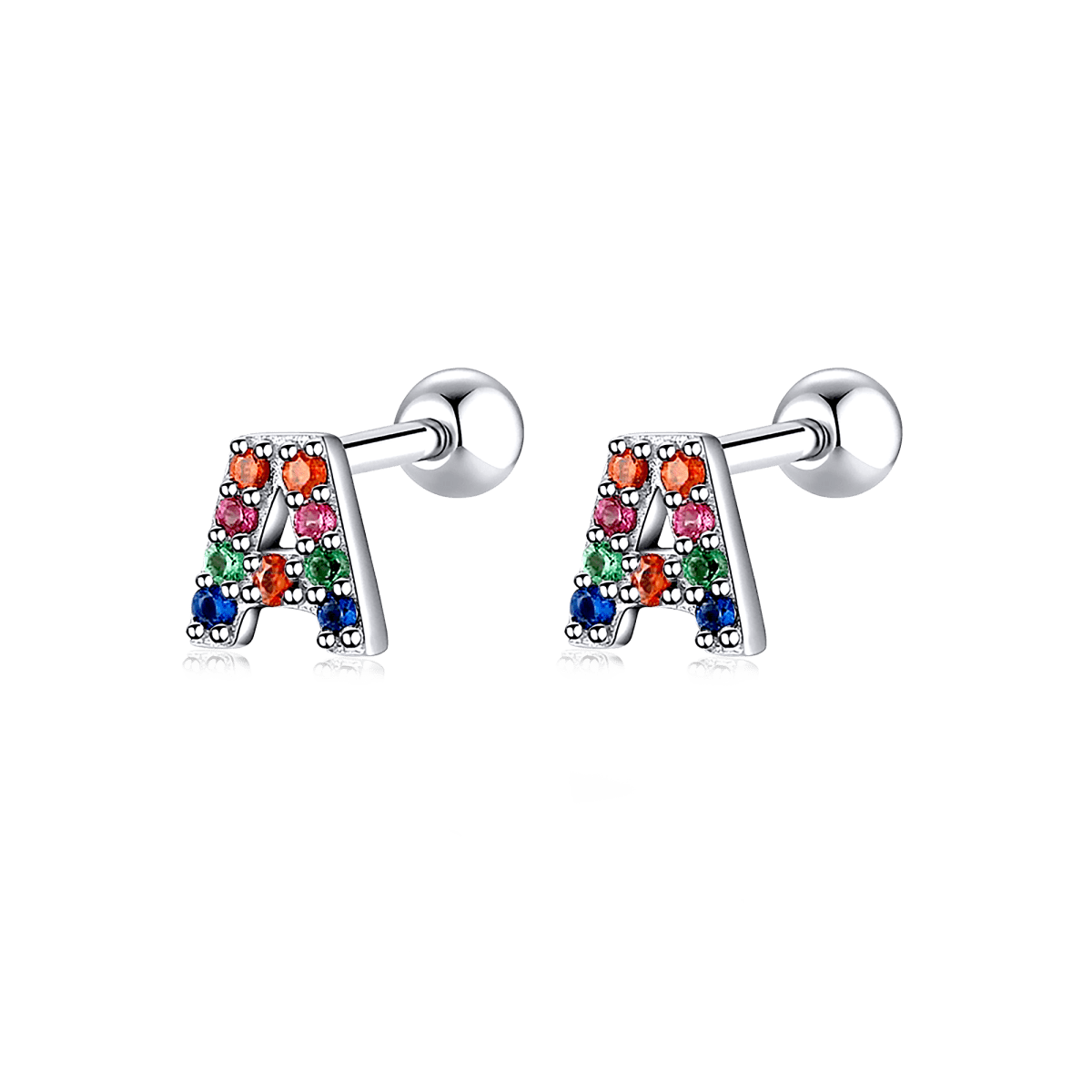 Pendientes Letritas Color - LePetiteMarie