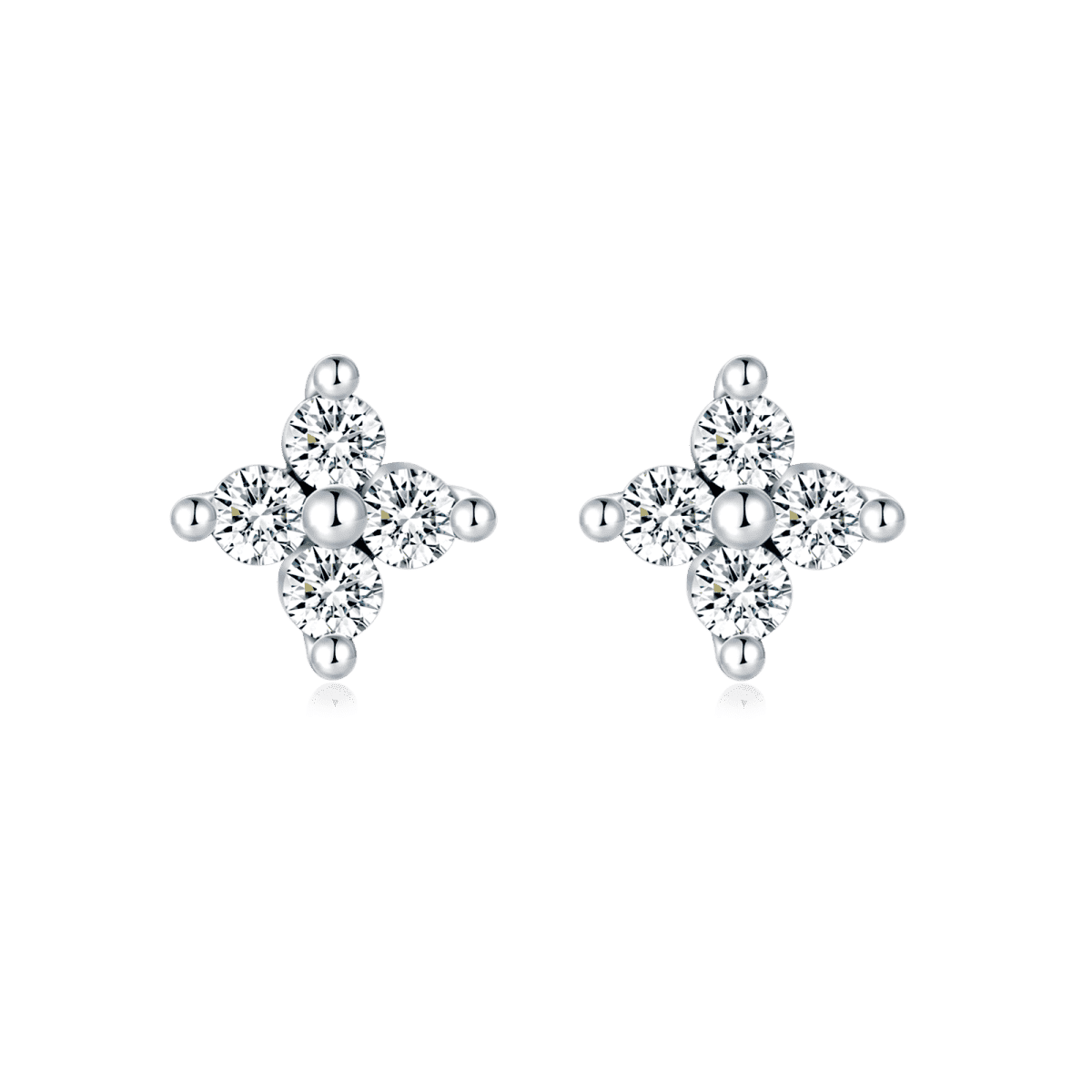 Pendientes Mini Flor Cristal - LePetiteMarie