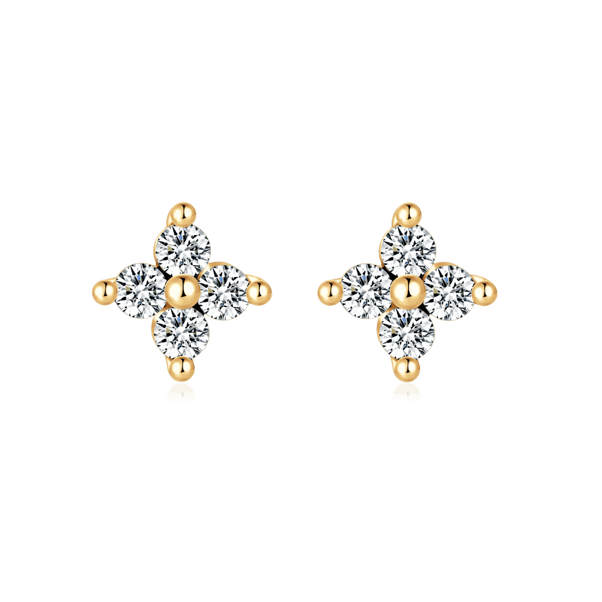 Pendientes Mini Flor Cristal - LePetiteMarie
