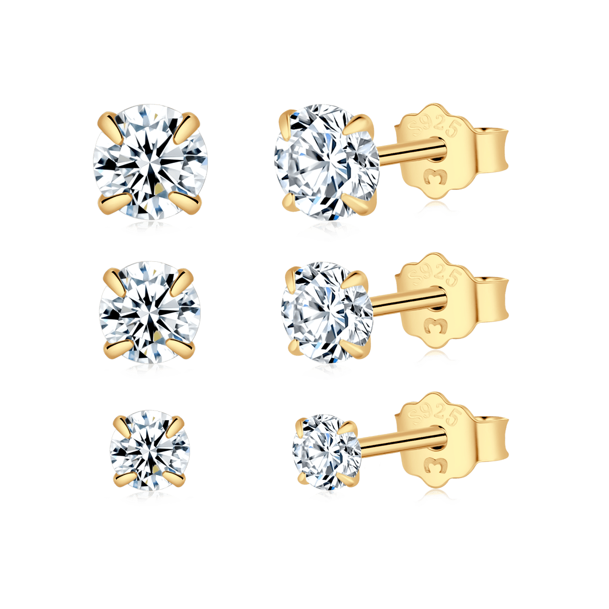 Pendientes Pequeña Circonita - LePetiteMarie