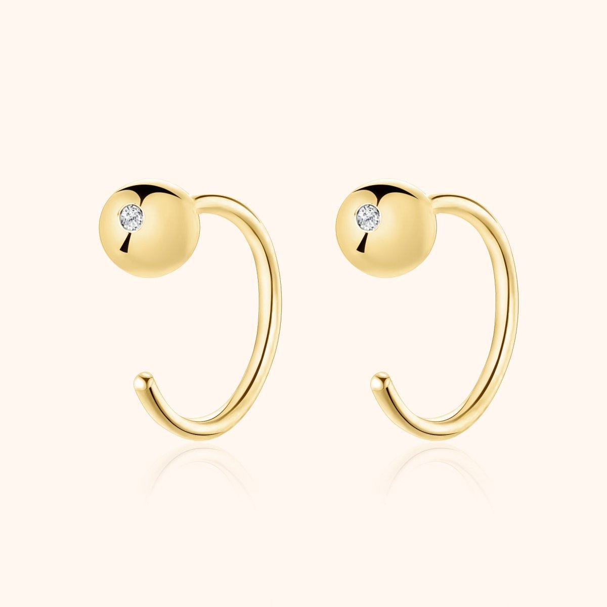 Pendientes Semiaro Bolita - LePetiteMarie