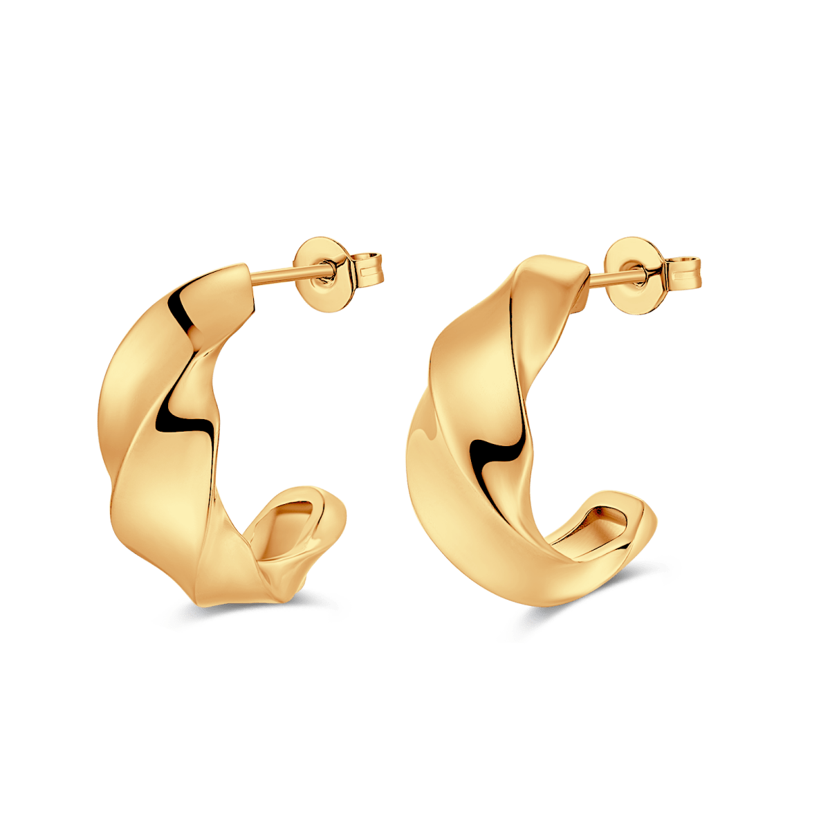 Pendientes Semiaro Ondulación - LePetiteMarie