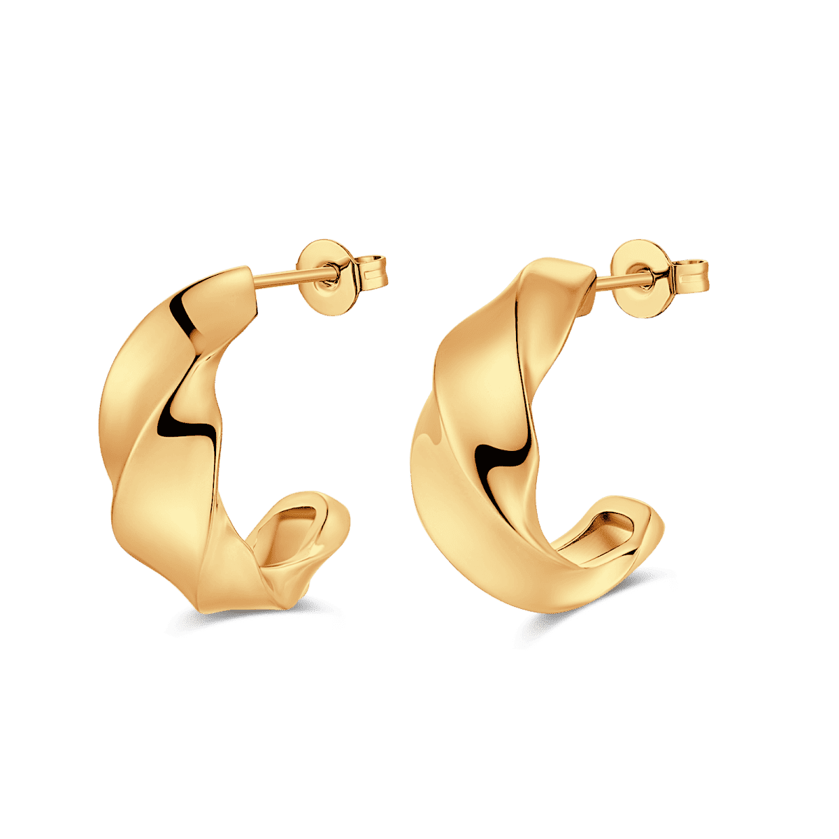 Pendientes Semiaro Ondulación - LePetiteMarie