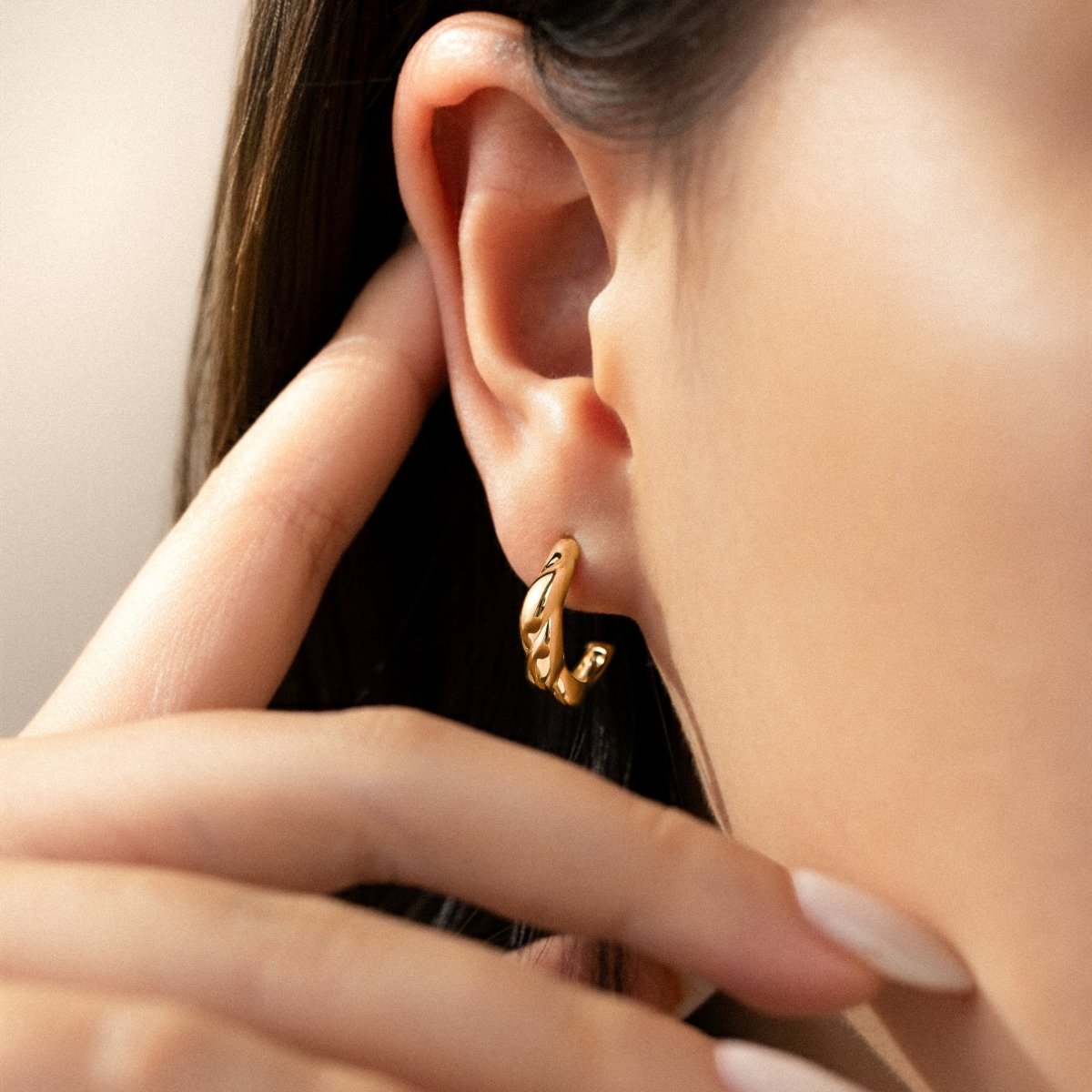 Pendientes Semiaro Relieve - LePetiteMarie