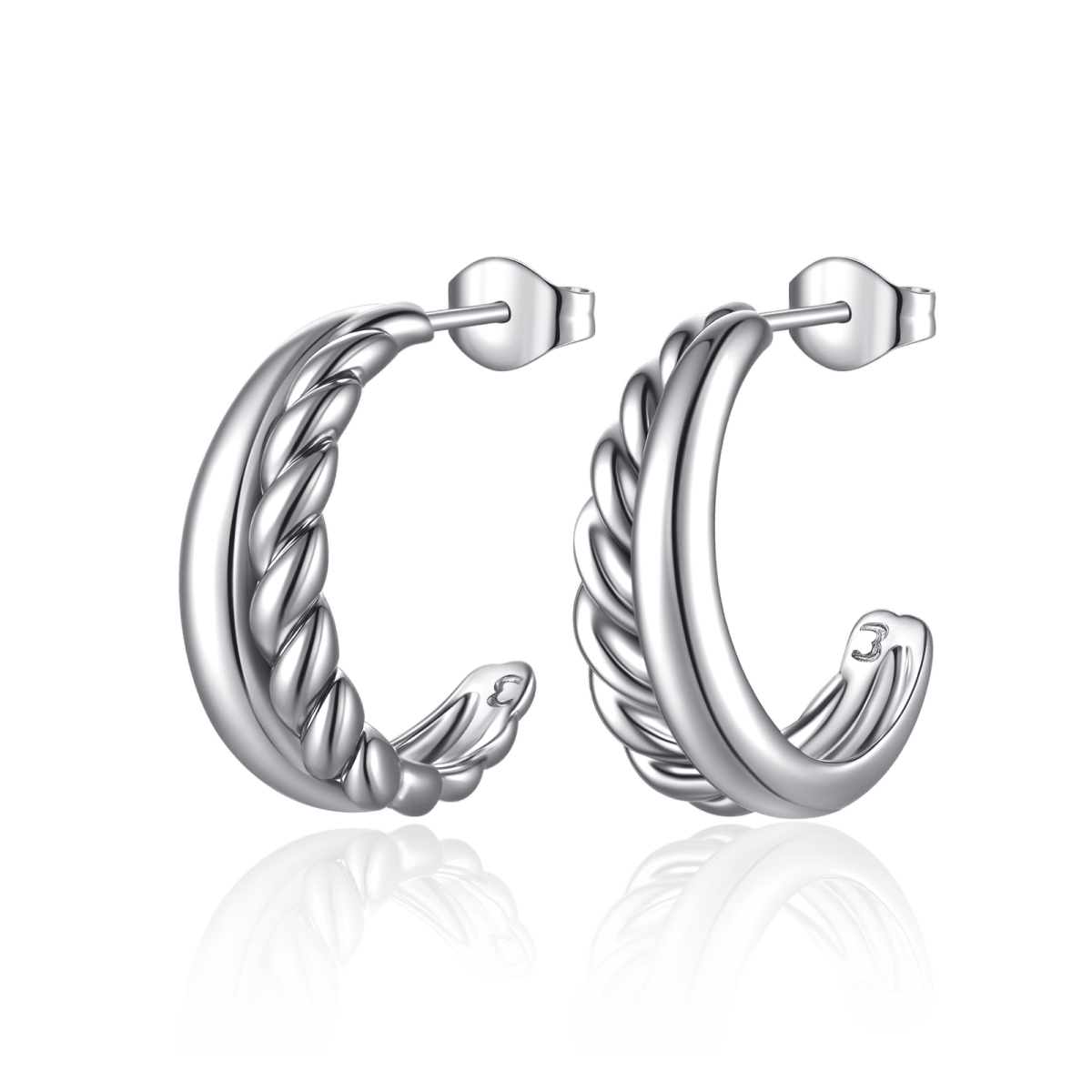 Pendientes Semiaro Texturas - LePetiteMarie