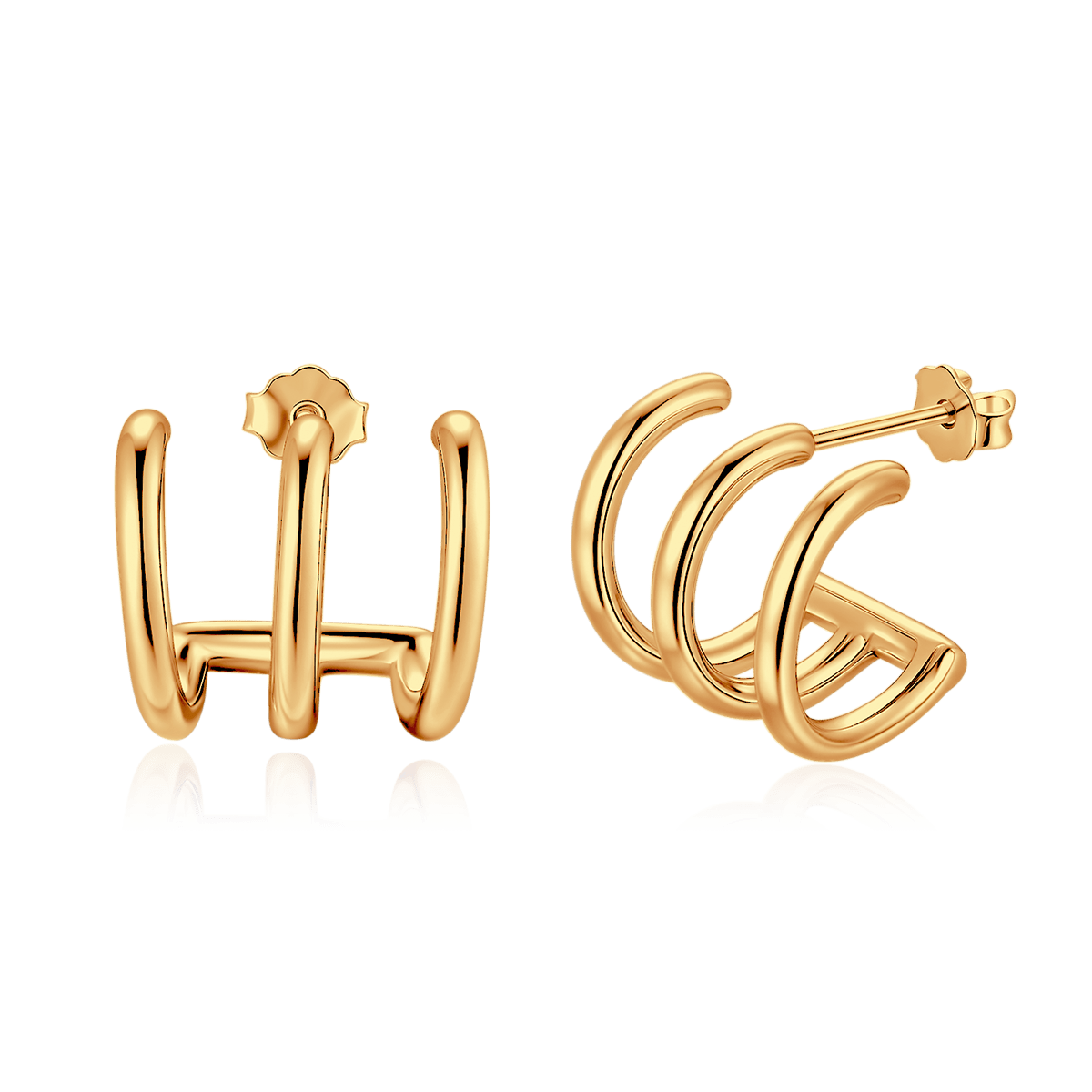 Pendientes Semiaro Triple Arcos - LePetiteMarie