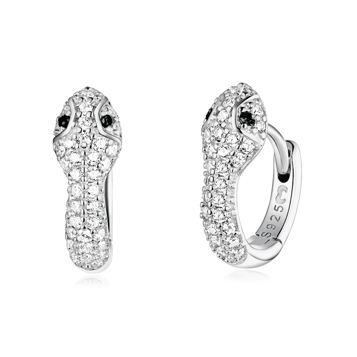 Pendientes Silver Snake - LePetiteMarie