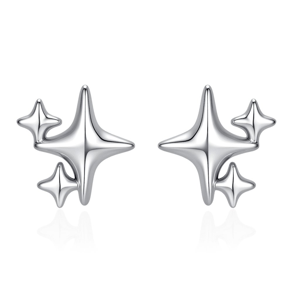 Pendientes Trío de Estrellas