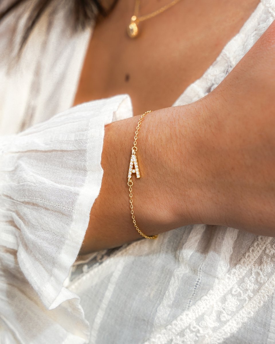 Pulsera Alpha Letters Brillo - LePetiteMarie
