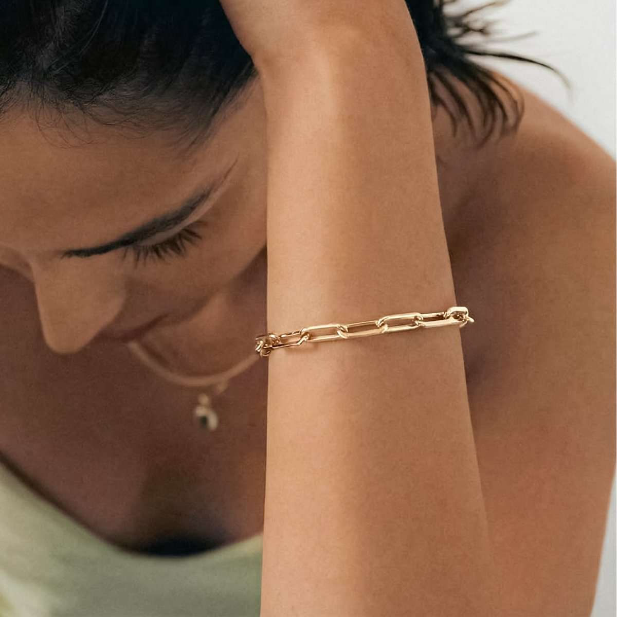Pulsera Eslabón Rectangular - LePetiteMarie