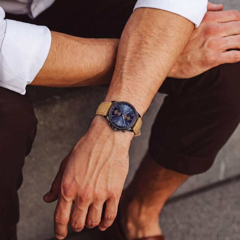 Reloj BRAVE ~ Atlantis Black-Dark Blue