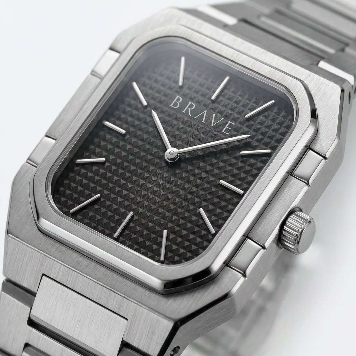 Reloj BRAVE ~ Brando Silver - Black - LePetiteMarie