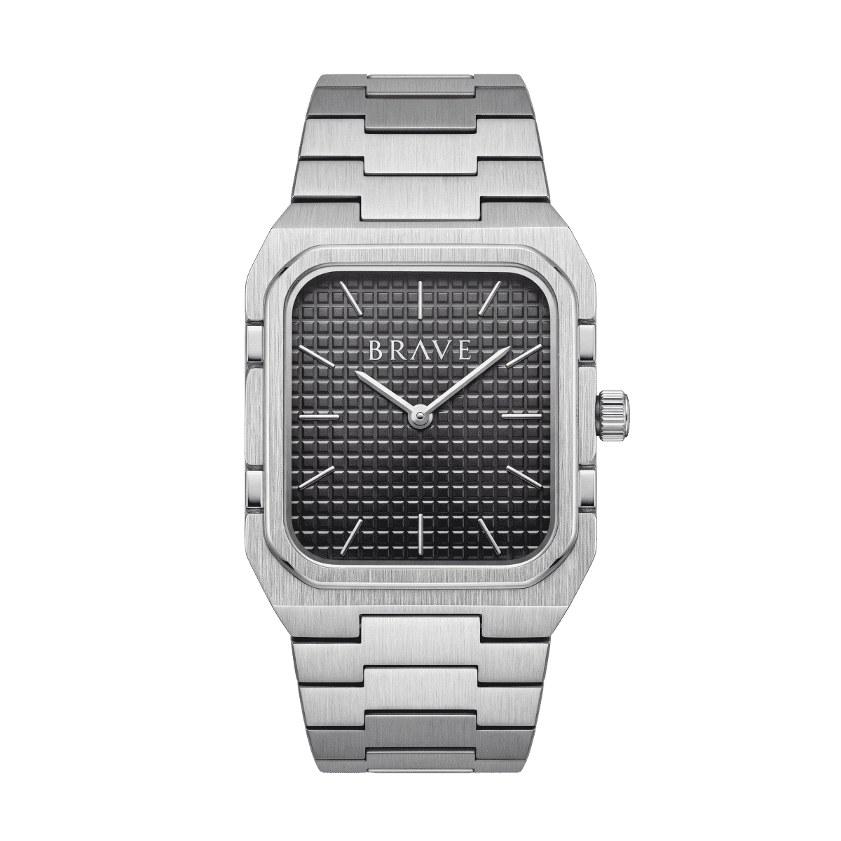 Reloj BRAVE ~ Brando Silver-Black - LePetiteMarie