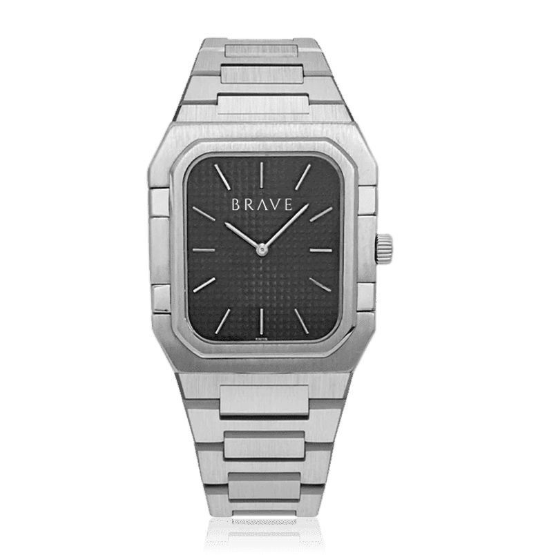 Reloj BRAVE ~ Brando Silver - Black - LePetiteMarie