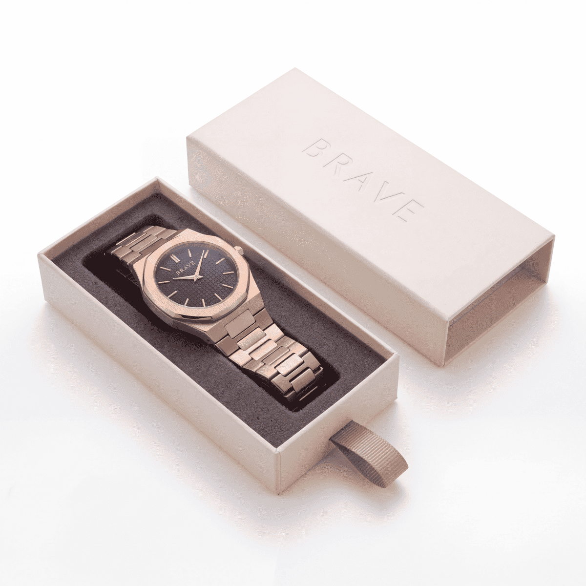 Reloj BRAVE ~ Empire Rose Gold-Blue - LePetiteMarie