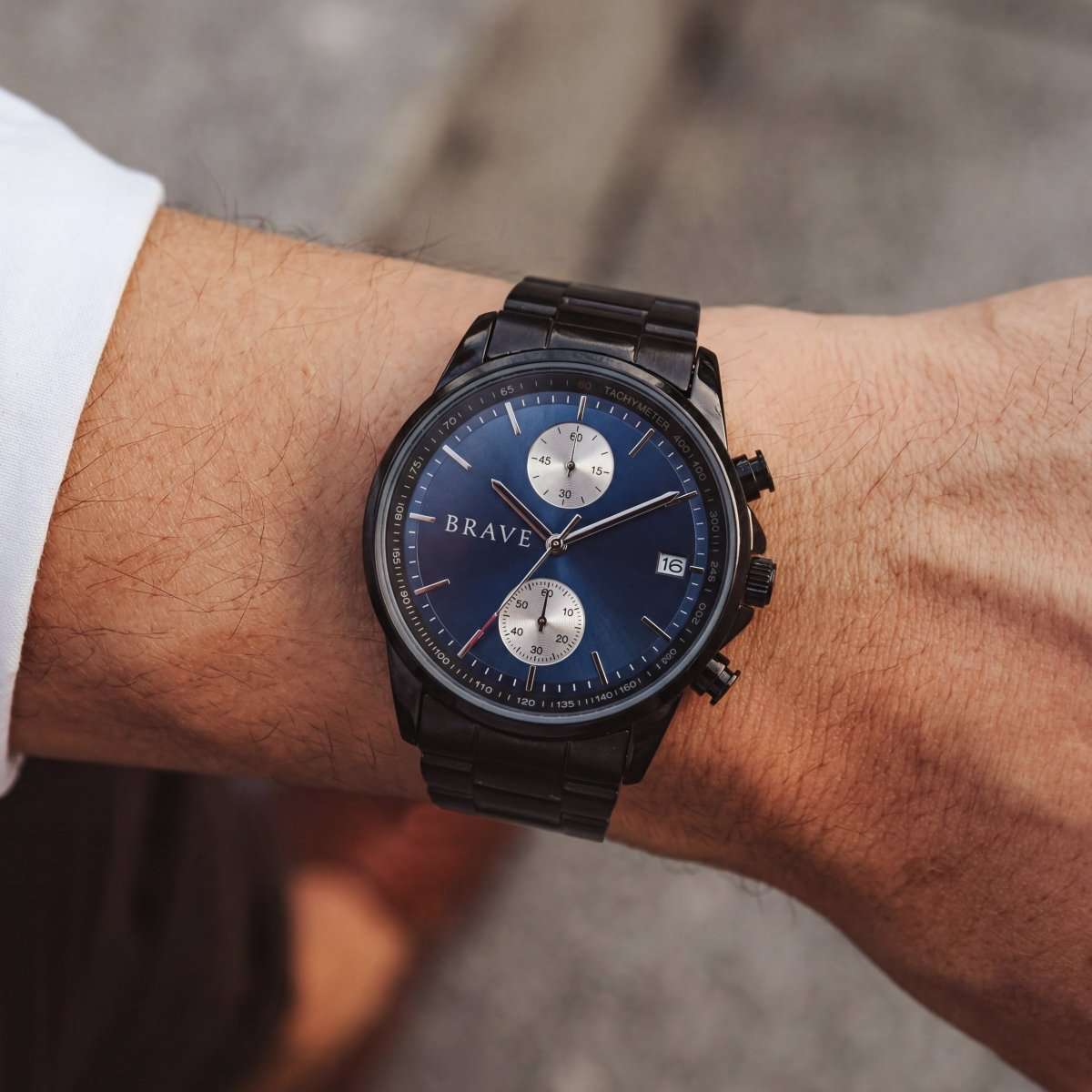 Reloj BRAVE ~ Monarca Black - Dark Blue - LePetiteMarie