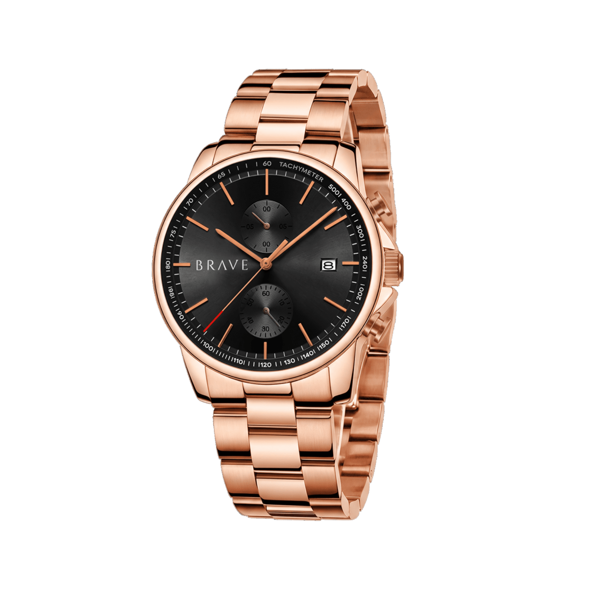 Reloj BRAVE ~ Monarca Rose Gold-Black - LePetiteMarie
