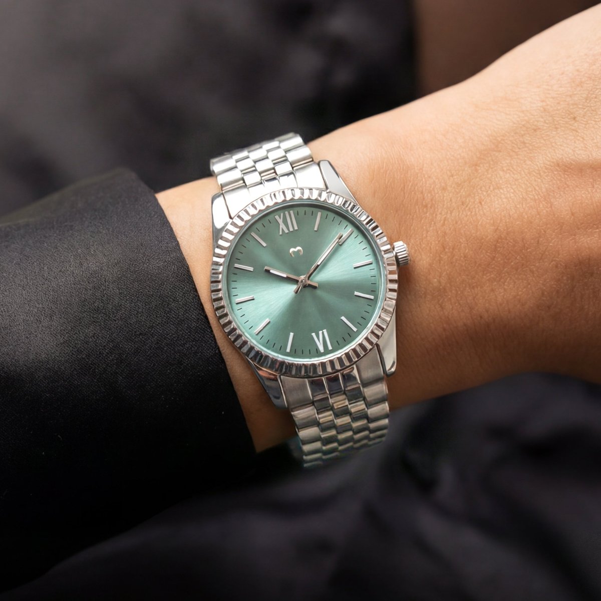 Reloj ~ Century Silver - Soft Green - LePetiteMarie