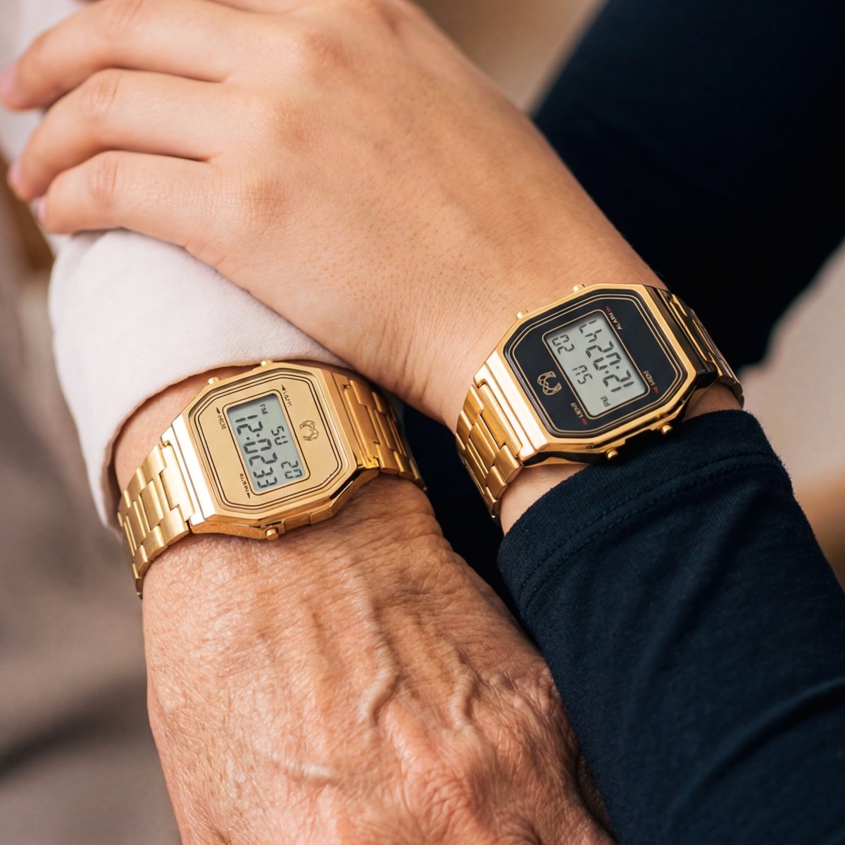 Reloj Digital Vintage ~ BlackGold - LePetiteMarie