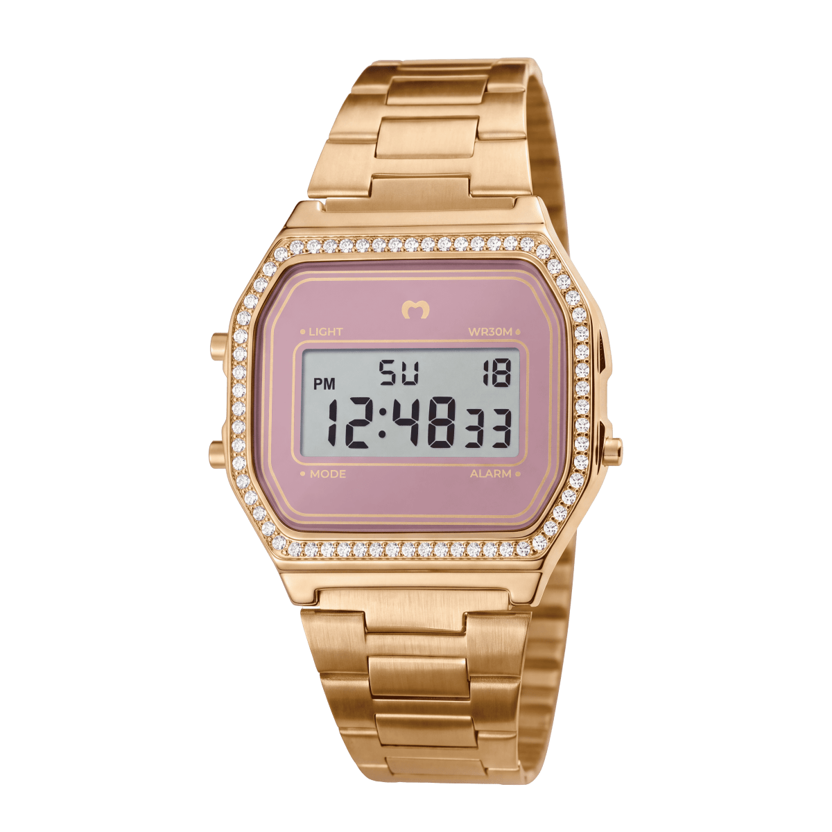 Reloj Digital Vintage Brillo ~ Gold-Rosé - LePetiteMarie