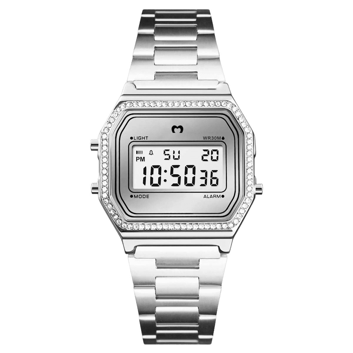 Reloj Digital Vintage Brillo ~ Silver - LePetiteMarie