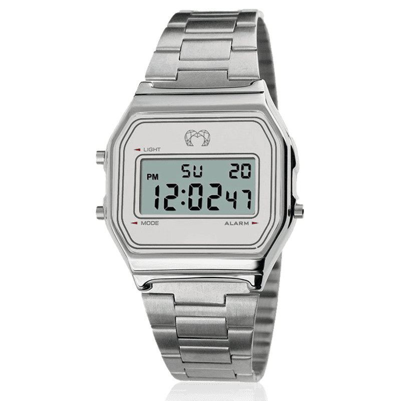 Reloj Digital Vintage ~ Plata - LePetiteMarie