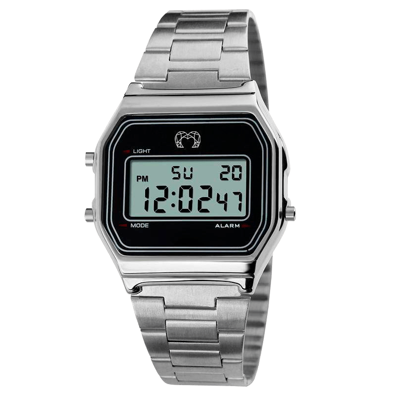 Reloj Digital Vintage ~ Plata - LePetiteMarie