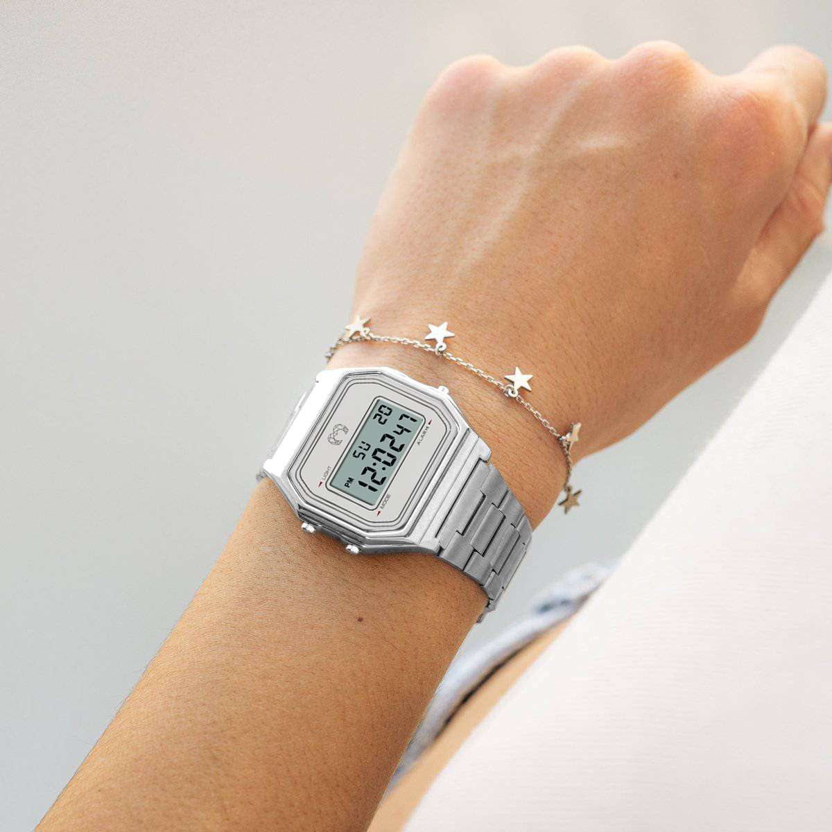 Reloj Digital Vintage ~ Plata - LePetiteMarie
