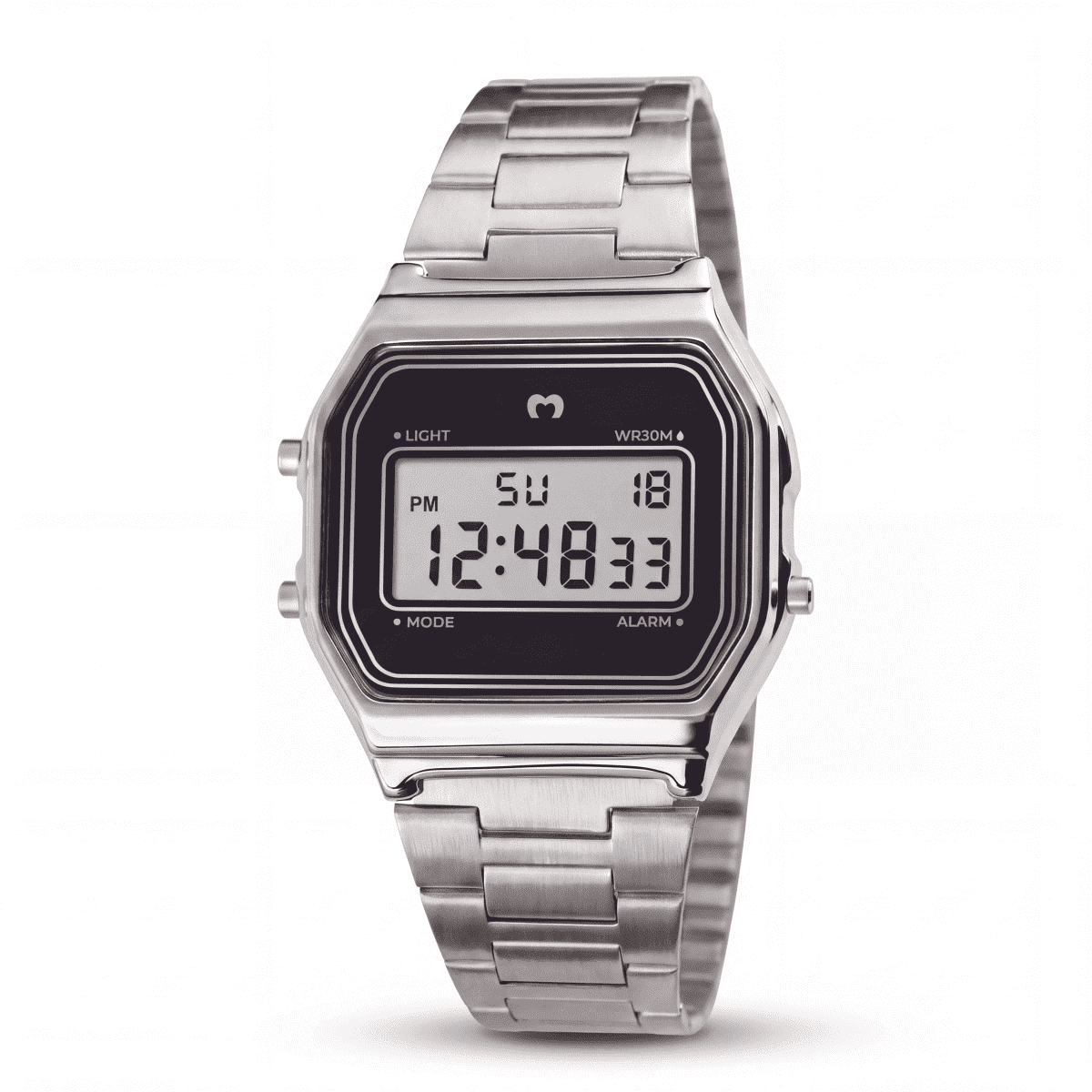 Reloj Digital Vintage ~ Silver-Black - LePetiteMarie
