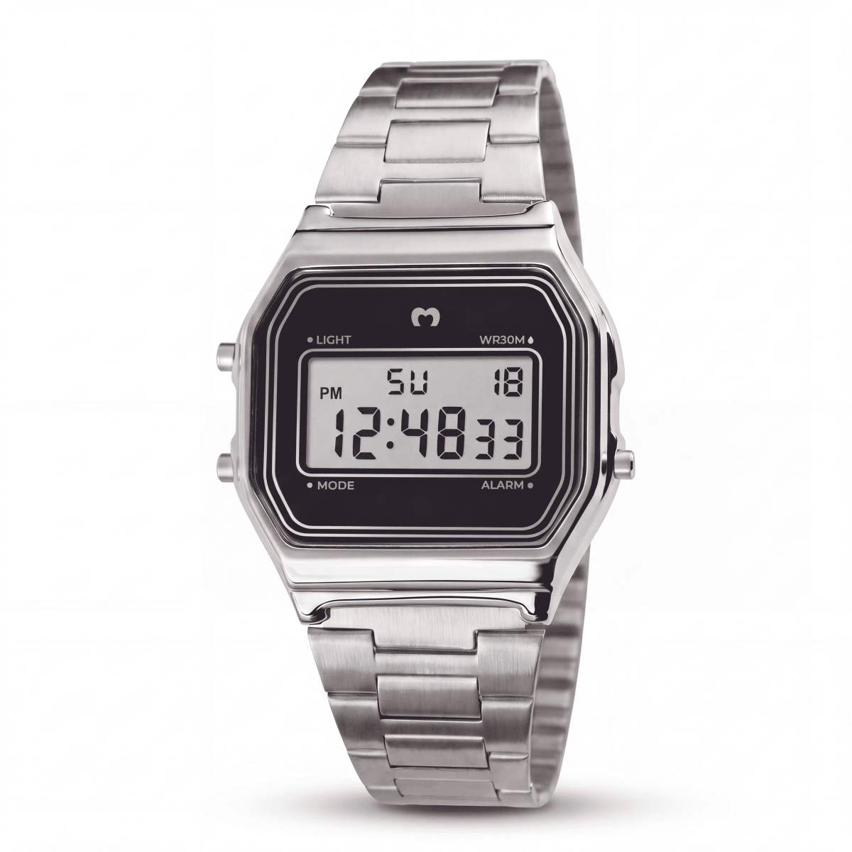 Reloj Digital Vintage ~ Silver-Black - LePetiteMarie