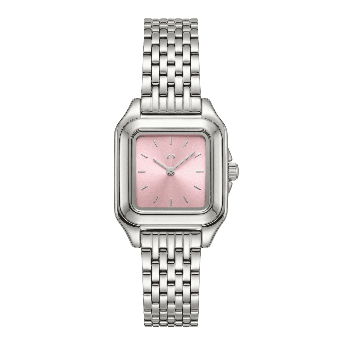 Reloj ~ Hampton Silver-Pink - LePetiteMarie