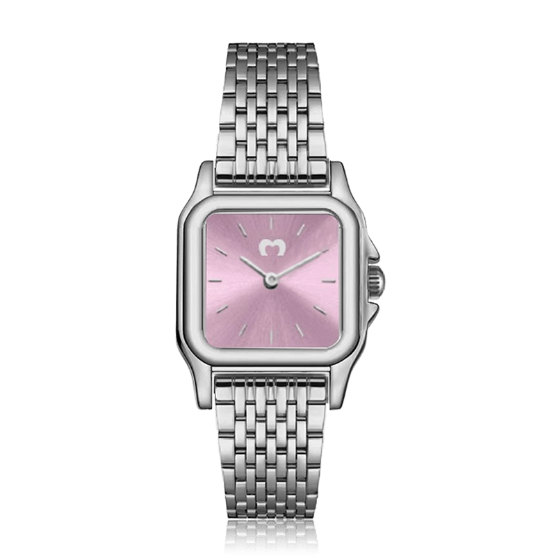 Reloj ~ Hampton Silver - Pink - LePetiteMarie